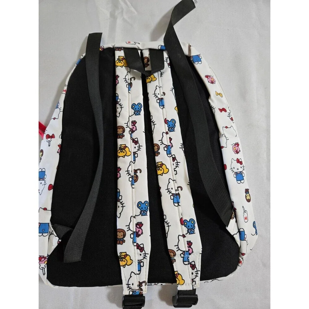 Hello Kitty White All Over Print  School/Travel Backpack